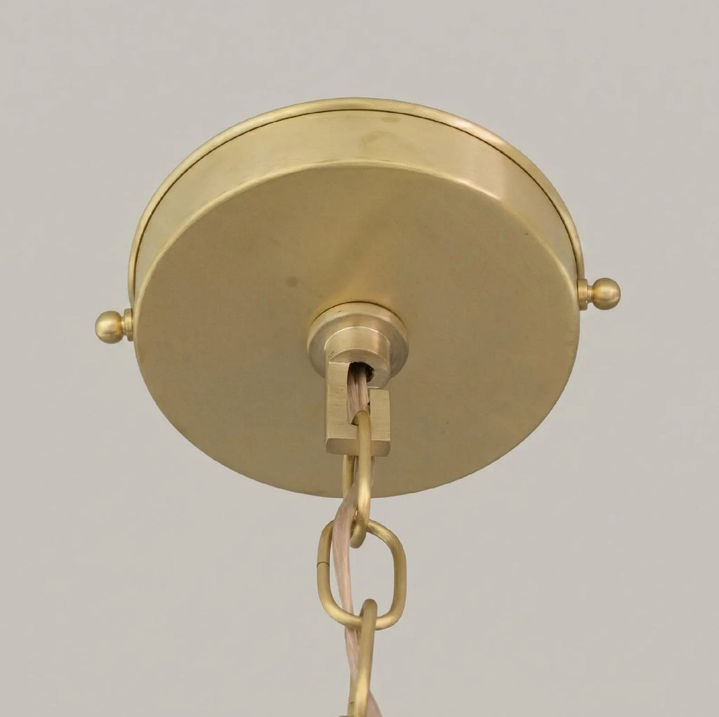 Brass Dome Pendant Light, Soft Hammered Antique Bronze Kitchen Island Lighting