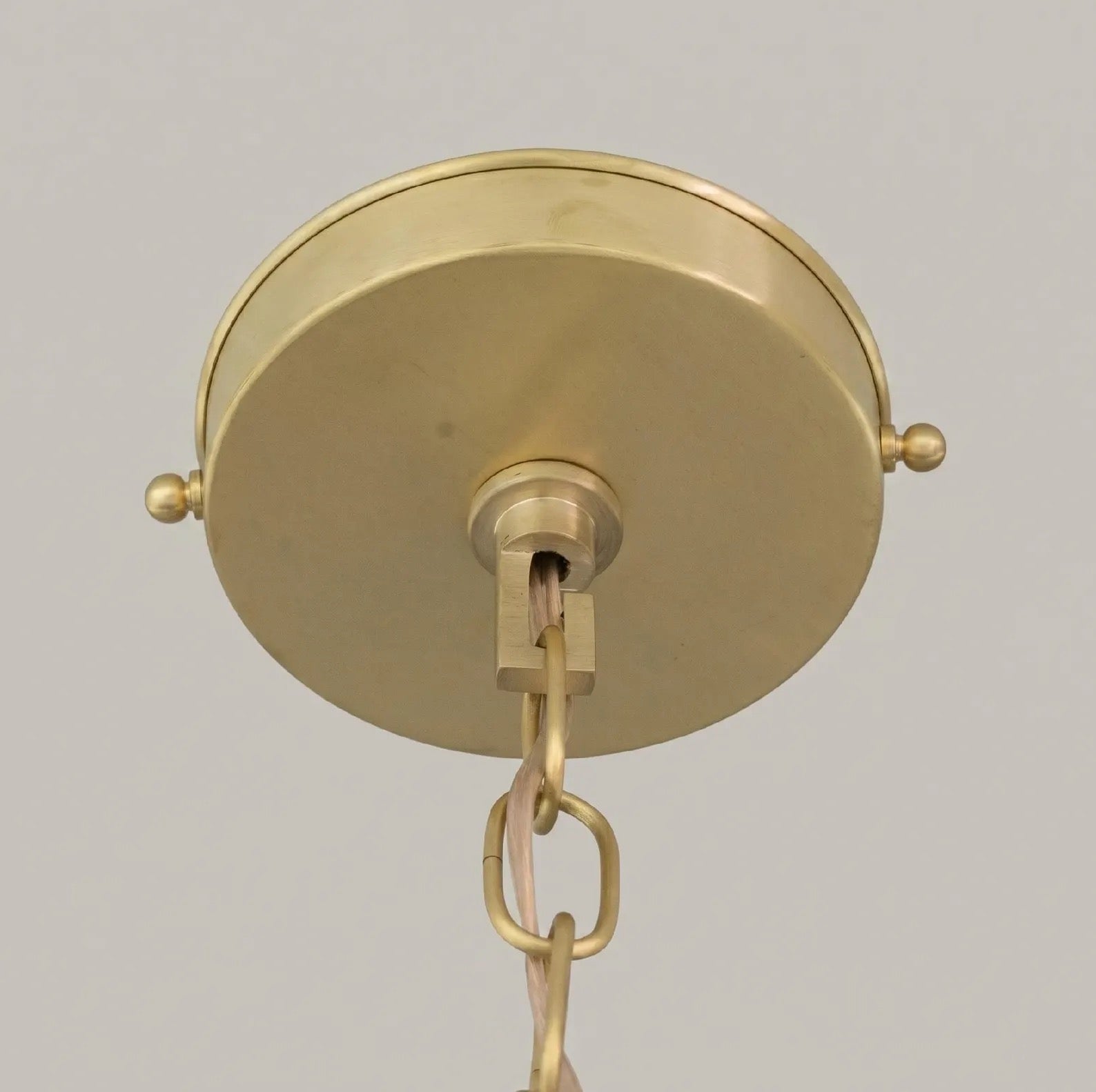 Brass Dome Pendant Light, Soft Hammered Antique Bronze Kitchen Island Lighting